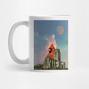 Cardinal - Surreal/Collage Art Mug